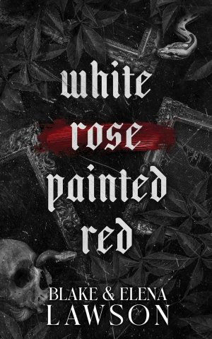 White Rose Painted Red 